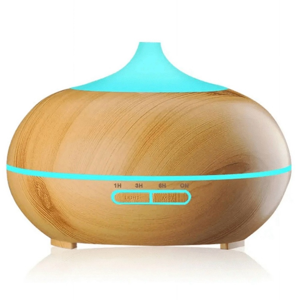 Aromatherapy Essential Oil Diffuser
Light Wood & Teal
LED Multicolor Light
NIB